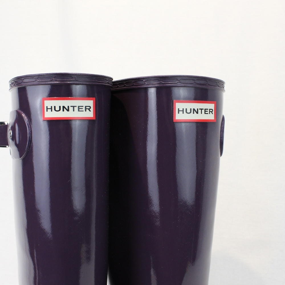 *SOLD* Hunter Original Tall Gloss Rain Boots - Picture 3 of 7